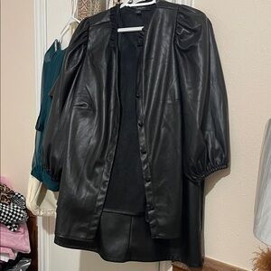 Marc New York Women's Black Leather Jacket
